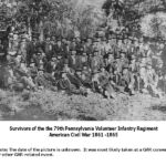 79th Pensylvania Infanty veterans, probably at a Grand Army of the Republic Convention. 79th Pensylvania Infanty