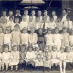 Harvey devigne and classmates, circa 1917 Harvey_Devigne_circa_1917