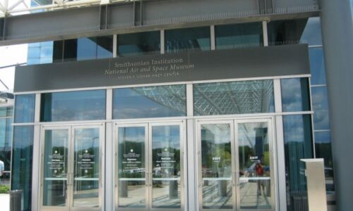 Entrance to National Air and Space Museum Udvar-Hazy Center, Chantilly, VA National Air and Space Museum Udvar-Hazy Center, Chantilly, VA