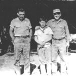 Joseph H. Reinhardt, Jr., Ronald B. Yuss and Harry B. Reinhardt, Sr. at family picnic, circa 1957 Joseph_Harry_Ronnie