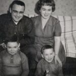 Mildred Gadd Reinhardt with sons Harry (Bruce), Barry and Brian circa 1962 Mildred_Gadd_Reinhardt_Sons