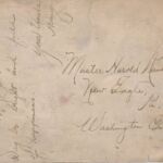 Front of World War I postcard from Harry B. Gibson to his nephew Harry B. Reinhardt, 1918 WWI_Postcard_02