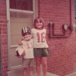Amy and Bruce Reinhardt at home in Arlington Virginia, circa 1972 amy_bud_1972