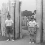 Brian and Barry Reinhardt at Fort Necessity National Park, circa 1962 barry_brian_reinhardt_ftnec_c1962