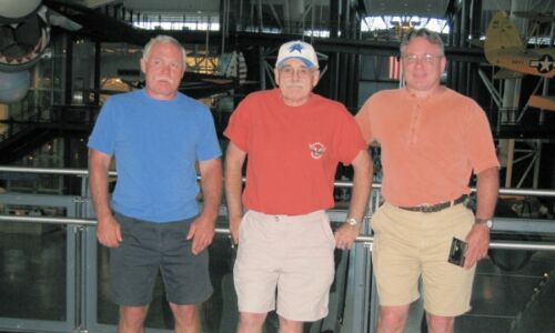 Barry, Bruce and Brian National Air and Space Museum Udvar-Hazy Center, Chantilly, VA