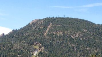 Find the cross on top of the mountain colorado20150101