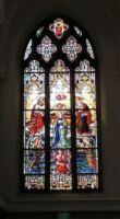 Stained glass window at the Cathedral of the Immaculate Conception in Denver, CO. colorado20150746