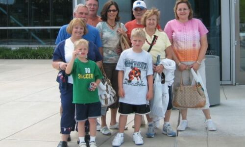 The gang National Air and Space Museum Udvar-Hazy Center, Chantilly, VA