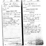 G. W. Gibson Muster-in Gibson