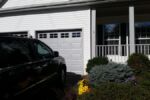The house trim and new garage doors are now the same shade of grey. Shades of Grey
