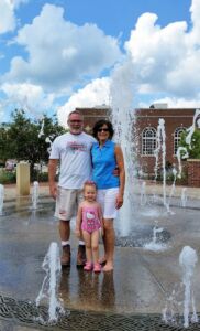 Brian, Rosemary & Julia at CALU Brian, Rosemary & Julia at CALU