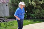 Granny wearing her Aussie Hat pdr20150501