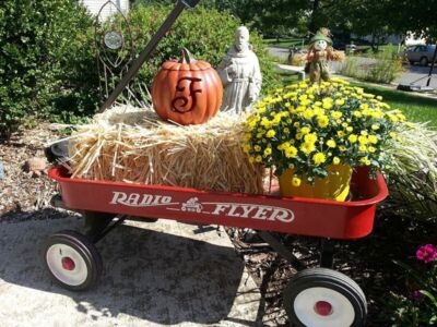 It gets dressed up on most major holidays. Mom's Wagon