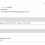 William Crites served during the American Revolutionary War- from DAR Genealogy DB