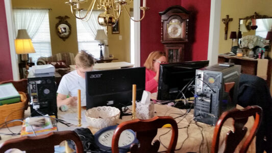 The family that computers together.... The family that computes together....