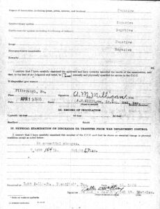 CCC - Enrollment Physical Exam, Pittsburgh, PA (2 of 2)