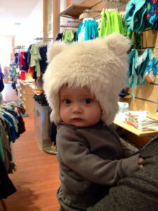 Our newest cousin Baby E. He lives in Ohio.