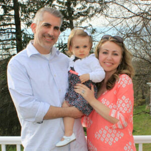 Baby J and her family. Baby J's mom is our mom's cousin.