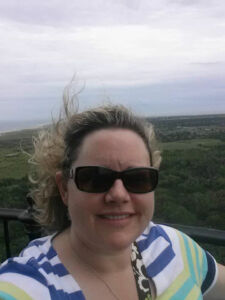 Mom at Cape Hatteras