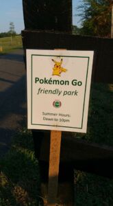 The sign says it all!