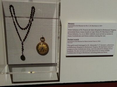 Civil War Era Rosary and Pocket Watch