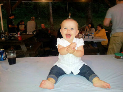 She was the star of her first family reunion