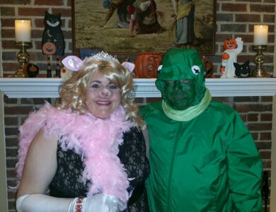 Ms Piggy & Kermit