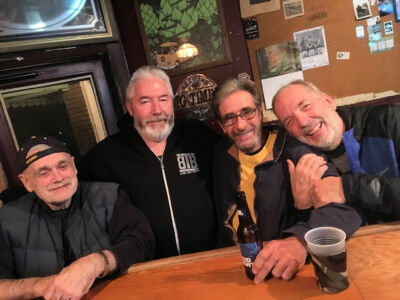 Harry, Al, Pat & Ron, Gene's Beer Garden, Morgantown, WV