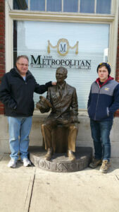 Dan and Ross with Morgantown's finest