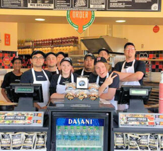 Ross is working at Jimmy John's again this summer