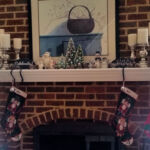 The stocking were hung on the mantle with care