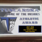 Owen was Most Valuable Swimmer for the second consecutive year.