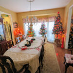 The smal trlee in the center is the real one