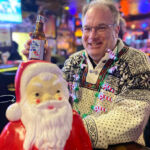 Santa, Dan & a PBR at the Downtown Saloon